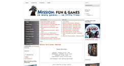 Desktop Screenshot of missionfunandgames.com